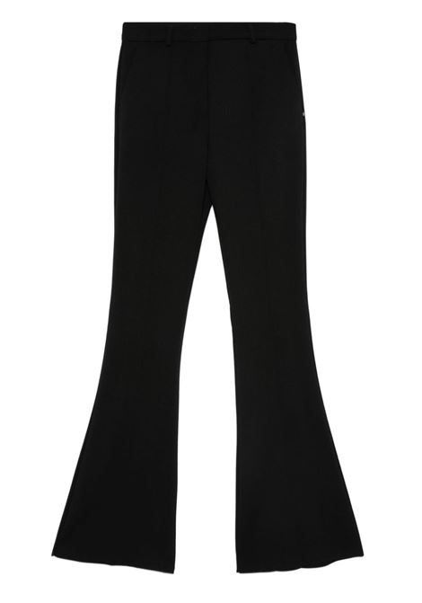 Pantalone flare in misto lana bice in nero Maxmara sportmax - donna MAXMARA SPORTMAX | 2422136014600003